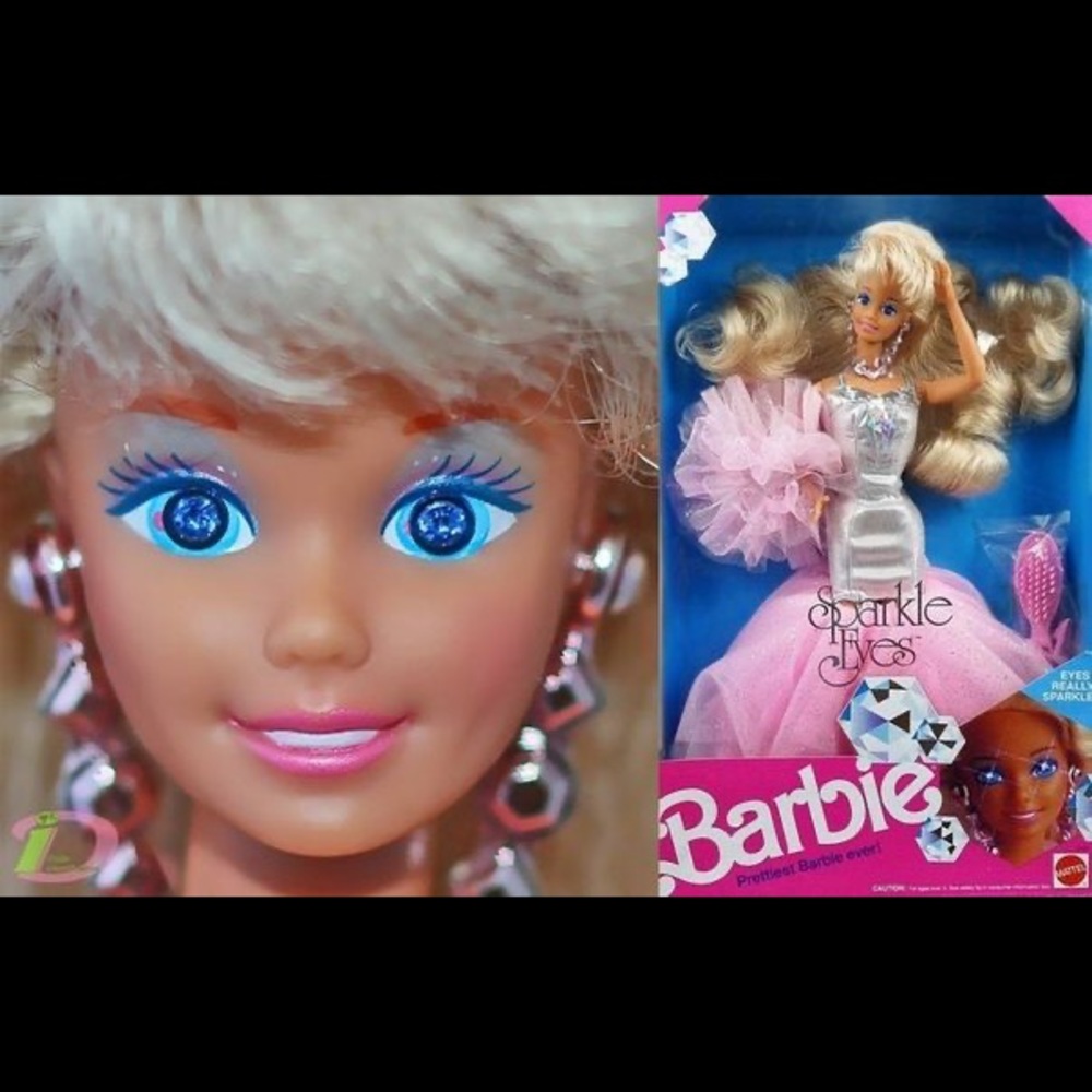 Barbie sparkle eyes 1991 prettiest ever!